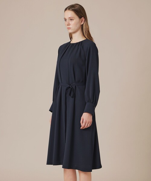 MACKINTOSH LONDON（マッキントッシュ ロンドン）の「【WEB・一部店舗限定】ポリエステルジョーゼットドレス（ワンピース・レディース・ネイビー・36/38/40）」の5枚目の写真