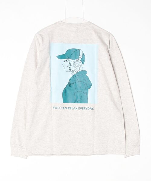 En serio TOKYO(エンソリオトーキョー)の「【SIDEWAYSTANCE】チルガール長袖Tシャツ 70582(Tシャツ/カットソー・メンズ・ホワイト/オートミール/ブラック・SMALL/X-LARGE/MEDIUM/LARGE)」の20枚目の写真