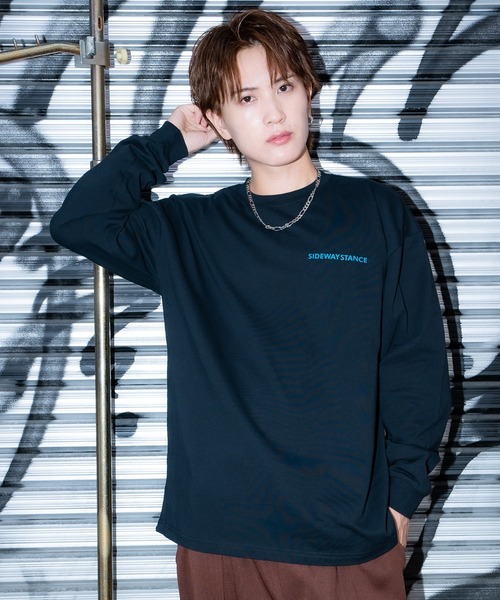 En serio TOKYO(エンソリオトーキョー)の「【SIDEWAYSTANCE】チルガール長袖Tシャツ 70582(Tシャツ/カットソー・メンズ・ホワイト/オートミール/ブラック・SMALL/X-LARGE/MEDIUM/LARGE)」の9枚目の写真
