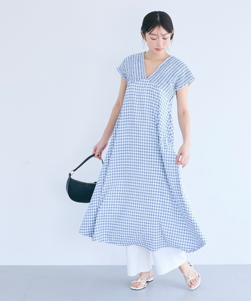 coca（coca）（コカ）の「シャーリングバックリボンワンピース（ワンピース・レディース・ブラック/A・L/M/S）」の9枚目の写真