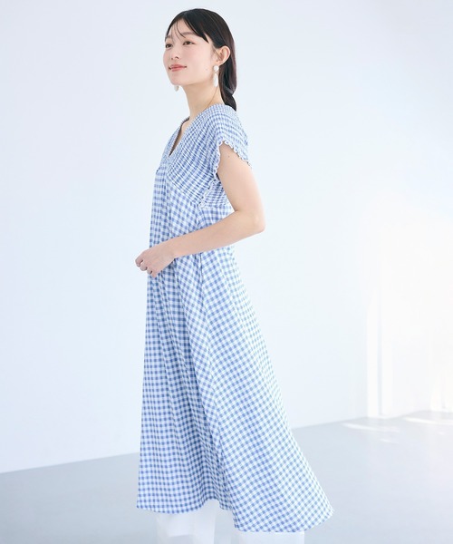 coca（coca）（コカ）の「シャーリングバックリボンワンピース（ワンピース・レディース・ブラック/A・L/M/S）」の10枚目の写真