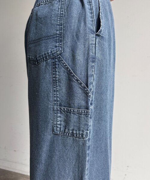 DouDou(ドゥドゥ)の「リヨセルペインターデニム(デニムパンツ・レディース・ブルー・TM/FREE)」の20枚目の写真