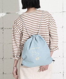 PEANUTS（ピーナッツ）の「"09"≪PEANUTS≫リバーシブル 1ポケット ナイロン 刺繍 ナップサック × トートバッグ（バックパック/リュック）」