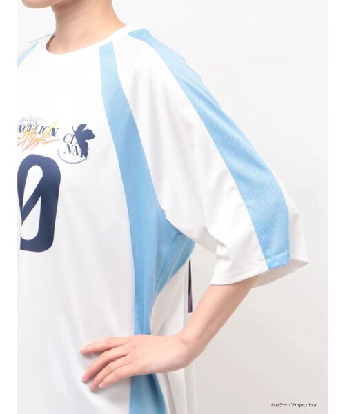 CALNAMUR（カルナムール）の「【新世紀エヴァンゲリオンコラボ】レイ アスカ ユニフォームTシャツ（Tシャツ/カットソー・レディース・ホワイト/レッド・FREE）」の20枚目の写真