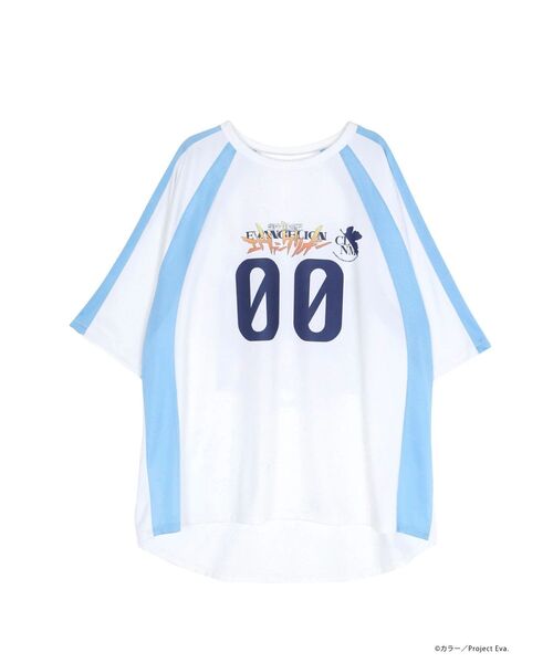 CALNAMUR（カルナムール）の「【新世紀エヴァンゲリオンコラボ】レイ アスカ ユニフォームTシャツ（Tシャツ/カットソー・レディース・ホワイト/レッド・FREE）」の11枚目の写真