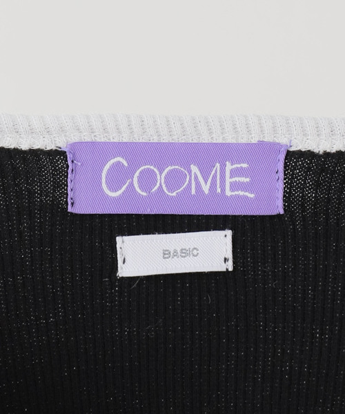 COOME（コーメ）の「【COOME/コーメ】 RAGLAN BABY SS TEE（Tシャツ/カットソー・レディース・チャコールグレー/ブラック・MEDIUM）」の13枚目の写真