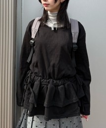 Never mind the XU / Chikashitsu+（ネバーマインド ザ エックスユー / チカシツプラス）の「【nmtc+】cancan mini one-piece / 【エヌエムティーシープラス】カンカンミニワンピース <着用動画あり>（ワンピース）」