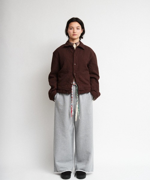 DIGAWEL(ディガウェル)の「Wide sweat pants(スウェットパンツ・メンズ・グレー/ブラック・1/2)」の5枚目の写真