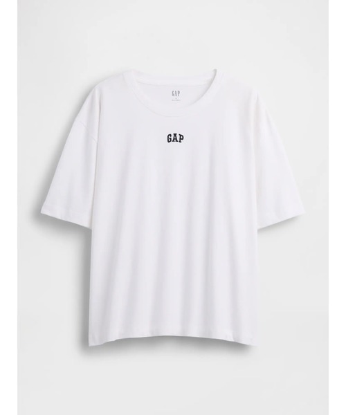 GAP(ギャップ)の「オーバーサイズ GAPロゴ チューニックTシャツ(Tシャツ/カットソー・レディース・ブラック/ベージュ/ホワイト/ピンク・XXS/XL/L/M/S/XS)」の17枚目の写真