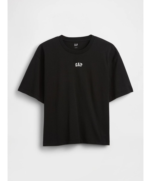 GAP(ギャップ)の「オーバーサイズ GAPロゴ チューニックTシャツ(Tシャツ/カットソー・レディース・ブラック/ベージュ/ホワイト/ピンク・XXS/XL/L/M/S/XS)」の19枚目の写真