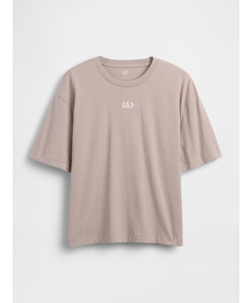 GAP(ギャップ)の「オーバーサイズ GAPロゴ チューニックTシャツ(Tシャツ/カットソー・レディース・ブラック/ベージュ/ホワイト/ピンク・XXS/XL/L/M/S/XS)」の20枚目の写真