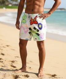 OAS（オーエーエス）の「BOARD SHORTS/OAS / アートグラフィックボードショーツ マルチカラー 水陸両用 ショートパンツ スイムショーツ 夏 フェス（水着）」