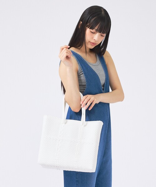 Moon Bird(ムーンバード)の「【MOON BIRD/ムーンバード】手織りハンモックトートバッグ/手織り/A4サイズ収納可能(トートバッグ・レディース・その他7/その他8/その他6/その他1/その他4/その他5/その他3・フリー)」の5枚目の写真
