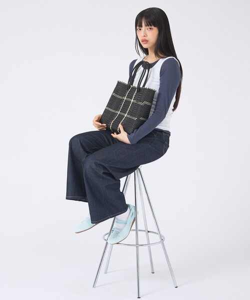 Moon Bird(ムーンバード)の「【MOON BIRD/ムーンバード】手織りハンモックトートバッグ/手織り/A4サイズ収納可能(トートバッグ・レディース・その他7/その他8/その他6/その他1/その他4/その他5/その他3・フリー)」の8枚目の写真