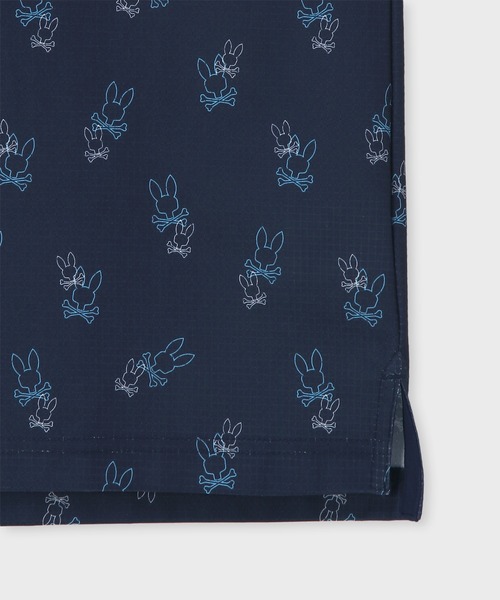 Psycho Bunny（サイコバニー）の「[GOLF] DotAir アウトライン2BUNNY 総柄ポロシャツ（ポロシャツ・メンズ・ネイビー/ホワイト/ブラック・MEDIUM/LARGE/X-LARGE）」の6枚目の写真