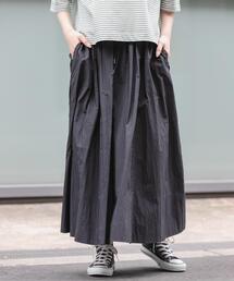 FORK&SPOON | FORK&SPOON　ナイロンギャザースカート(スカート)