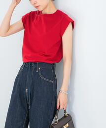 URBAN RESEARCH ROSSO WOMEN（アーバンリサーチ　ロッソ）の「クールタッチスーピマコットンフレンチTシャツ（Tシャツ/カットソー）」