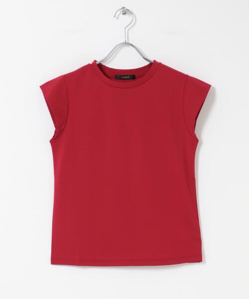 URBAN RESEARCH ROSSO WOMEN(アーバンリサーチ ロッソ)の「クールタッチスーピマコットンフレンチTシャツ(Tシャツ/カットソー・レディース・レッド/ブラウン/ブラック/オフホワイト・FREE)」の15枚目の写真