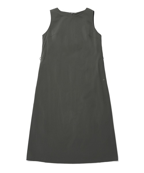 Snow Peak(スノーピーク)の「Snow Peak / Root Women's Sleeveless Dress ルート スリーブレスドレス ワンピース(ワンピース・レディース・ブラック/ダークカーキ・S/M/L)」の13枚目の写真
