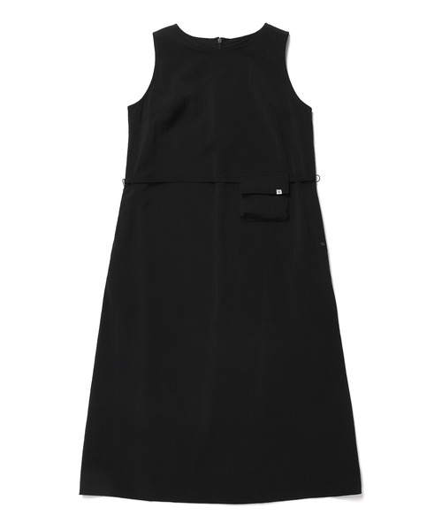 Snow Peak(スノーピーク)の「Snow Peak / Root Women's Sleeveless Dress ルート スリーブレスドレス ワンピース 海外限定(ワンピース・レディース・ブラック/ダークカーキ・S/M/L)」の18枚目の写真