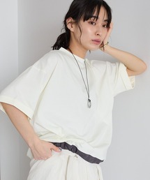 CRAFT STANDARD BOUTIQUE | 接触冷感 バイカラーヘムプルオーバー(Tシャツ/カットソー)