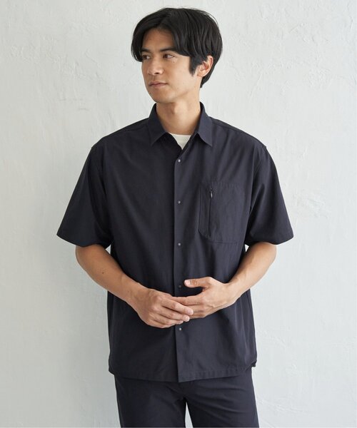ikka(イッカ)の「【接触冷感】GOKU楽 AIR冷感シャツ【セットアップ対応】(シャツ/ブラウス・メンズ・ブラック/ネイビー/グレー/ライトグレー/ベージュ・XL/L/M/S)」の17枚目の写真