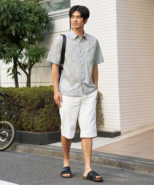ikka(イッカ)の「【接触冷感】GOKU楽 AIR冷感シャツ【セットアップ対応】(シャツ/ブラウス・メンズ・ブラック/ネイビー/グレー/ライトグレー/ベージュ・XL/L/M/S)」の20枚目の写真