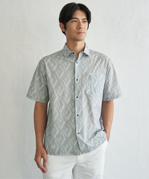 ikka(イッカ)の「【接触冷感】GOKU楽 AIR冷感シャツ【セットアップ対応】(シャツ/ブラウス・メンズ・ブラック/ネイビー/グレー/ライトグレー/ベージュ・XL/L/M/S)」の21枚目の写真