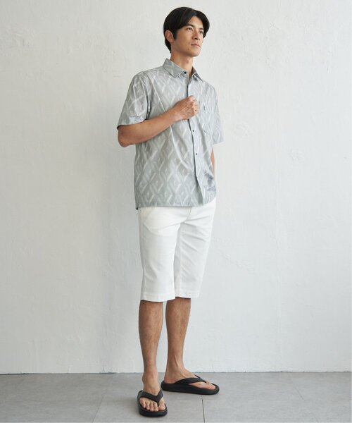 ikka(イッカ)の「【接触冷感】GOKU楽 AIR冷感シャツ【セットアップ対応】(シャツ/ブラウス・メンズ・ブラック/ネイビー/グレー/ライトグレー/ベージュ・XL/L/M/S)」の22枚目の写真
