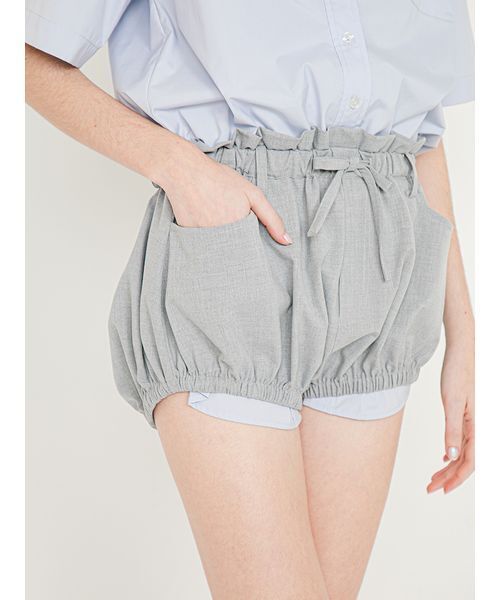 SORIN(ソリン )の「Shirt Docking Rompers/シャツドッキングジャンプスーツ(つなぎ/オールインワン・レディース・サックスブルー/ストライプ/ホワイト・38)」の11枚目の写真