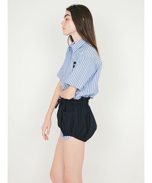 SORIN(ソリン )の「Shirt Docking Rompers/シャツドッキングジャンプスーツ(つなぎ/オールインワン・レディース・サックスブルー/ストライプ/ホワイト・38)」の17枚目の写真