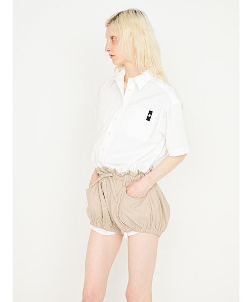 SORIN(ソリン )の「Shirt Docking Rompers/シャツドッキングジャンプスーツ(つなぎ/オールインワン・レディース・サックスブルー/ストライプ/ホワイト・38)」の22枚目の写真