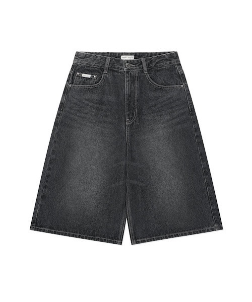 Wacky WiLLy(ワッキーウィリー)の「WOMEN'S APPLIQUE DENIM BERMUDA SHORTS(その他パンツ・レディース・グレー/ブルー・MEDIUM/SMALL)」の1枚目の写真