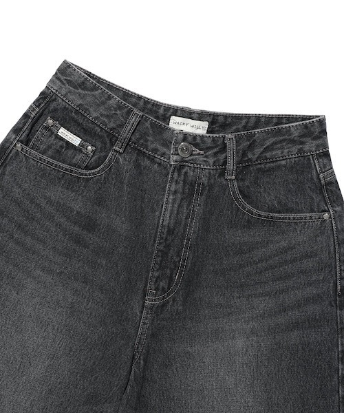 Wacky WiLLy(ワッキーウィリー)の「WOMEN'S APPLIQUE DENIM BERMUDA SHORTS(その他パンツ・レディース・グレー/ブルー・MEDIUM/SMALL)」の5枚目の写真
