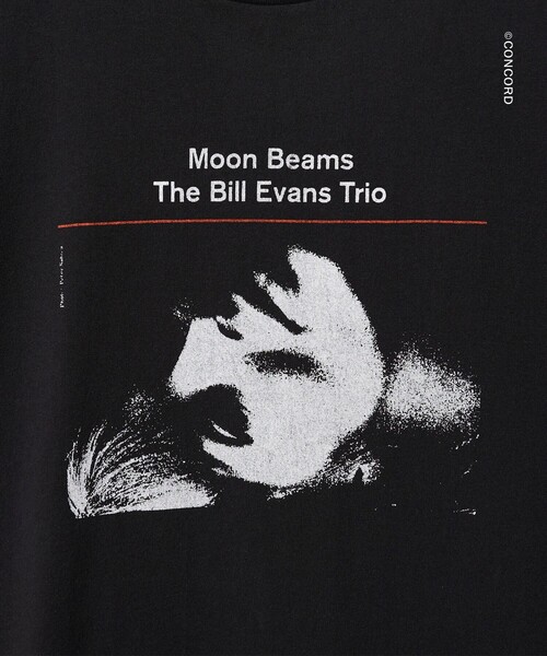 BEAUTY&YOUTH UNITED ARROWS(ビューティーアンドユースユナイテッドアローズ)の「<Bill Evans × BEAUTY&YOUTH>Moon Beams プリント Tシャツ(Tシャツ/カットソー・メンズ・ブラック・XL/M/L)」の4枚目の写真
