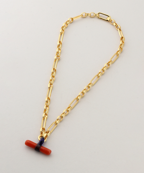 JOURNAL STANDARD(ジャーナルスタンダード)の「【SANDRALEXANDRA/サンドラアレキサンドラ】 T-BAR GLASS MIXED CHAIN N(ネックレス・レディース・ピンク・FREE)」の8枚目の写真