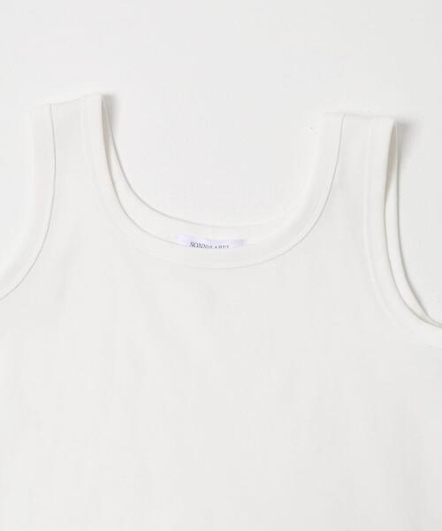 URBAN RESEARCH Sonny Label（アーバンリサーチサニーレーベル）の「『UR TECH ひやサラクール』ベーシックフライスタンクトップ（タンクトップ・レディース・ブラック/オフホワイト/チャコールグレー/ブラウン・FREE）」の13枚目の写真
