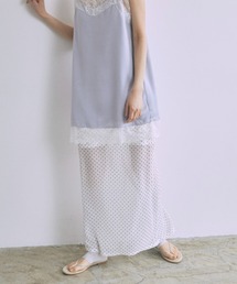 Airy Sheer Dot Skirt
