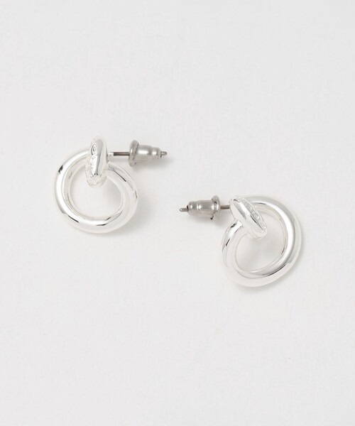 Soierie(ソワリー)の「<Soierie>Heart barbell small ピアス(ピアス(両耳用)・レディース・シルバー・FREE)」の1枚目の写真