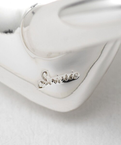 Soierie(ソワリー)の「<Soierie>Heart barbell small ピアス(ピアス(両耳用)・レディース・シルバー・FREE)」の2枚目の写真