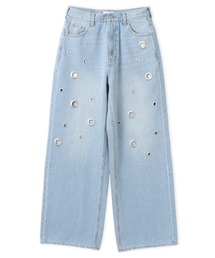 atmos pink | atmos pink Eyelet Denim Pants / アトモス ピンク アイレット デニム パンツ(その他パンツ)