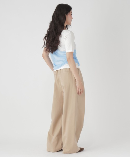 GLOBAL WORK(グローバルワーク)の「フェイクレイヤード半袖T/684071(Tシャツ/カットソー・レディース・ホワイト/ブラック・LARGE/MEDIUM)」の19枚目の写真