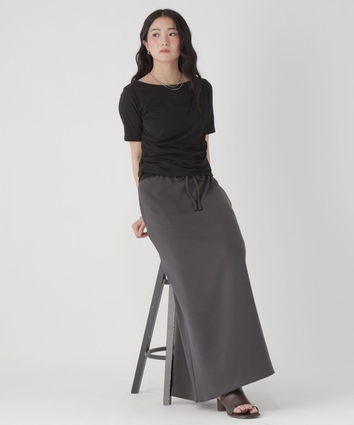 GLOBAL WORK(グローバルワーク)の「フェイクレイヤード半袖T/684071(Tシャツ/カットソー・レディース・ホワイト/ブラック・LARGE/MEDIUM)」の7枚目の写真