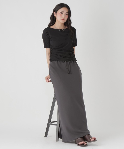 GLOBAL WORK(グローバルワーク)の「フェイクレイヤード半袖T/684071(Tシャツ/カットソー・レディース・ホワイト/ブラック・LARGE/MEDIUM)」の8枚目の写真
