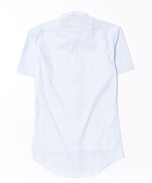 TOKYO SHIRTS（トウキョウシャツ）の「【Layered Cool】【吸水速乾】 形態安定ノンアイロン ボタンダウン 半袖ビジネスワイシャツ（ビジネスシャツ・メンズ・サックスブルー・首回り41cm/首回り42cm/首回り43cm/首回り37cm/首回り39cm）」の7枚目の写真
