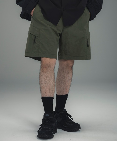 +phenix(プラスフェニックス)の「+phenix(プラスフェニックス)UTILITY POCKET SHORTS / ユーティリティポケット ショーツ(その他パンツ・メンズ・カーキ/ブルー/オレンジ/ブラック・M/L)」の3枚目の写真