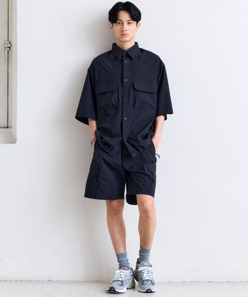 +phenix(プラスフェニックス)の「+phenix(プラスフェニックス)UTILITY POCKET SHORTS / ユーティリティポケット ショーツ(その他パンツ・メンズ・カーキ/ブルー/オレンジ/ブラック・M/L)」の22枚目の写真