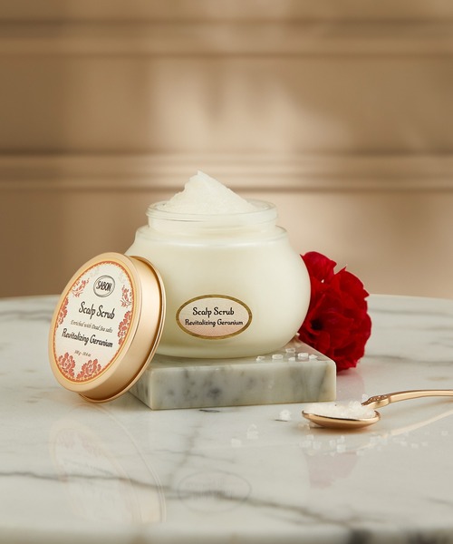 SABON(サボン)の「ヘッドスクラブ 90g(シャンプー・レディース・リラクシング(ラベンダー)/リプレニッシング(ゼラニウム)/リフレッシング(ミント)・FREE)」の8枚目の写真