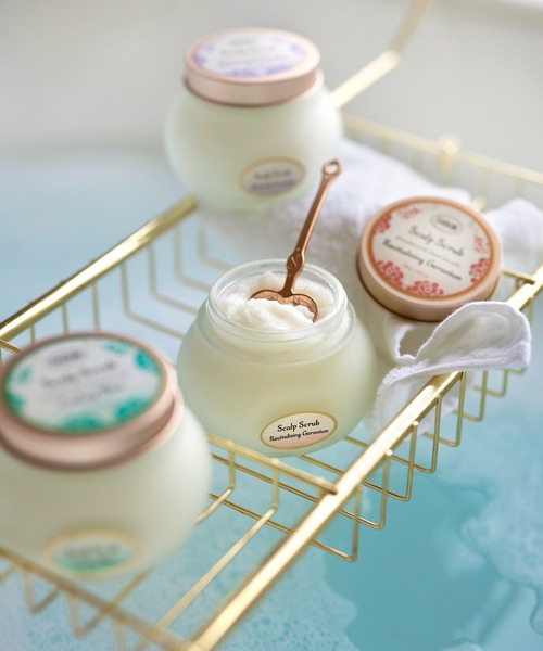 SABON(サボン)の「ヘッドスクラブ 90g(シャンプー・レディース・リラクシング(ラベンダー)/リプレニッシング(ゼラニウム)/リフレッシング(ミント)・FREE)」の11枚目の写真