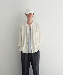 crepuscule | crepuscule Crepe knit shirt(ニット/セーター)